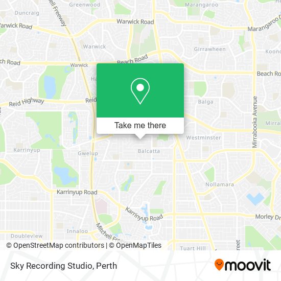 Sky Recording Studio map