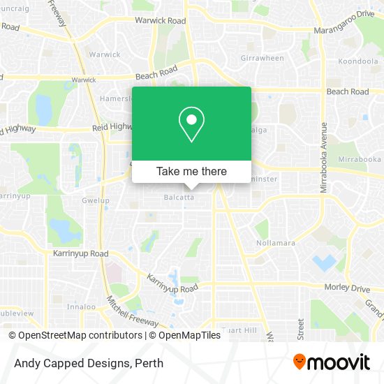 Andy Capped Designs map