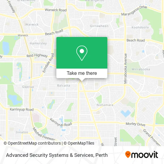 Advanced Security Systems & Services map