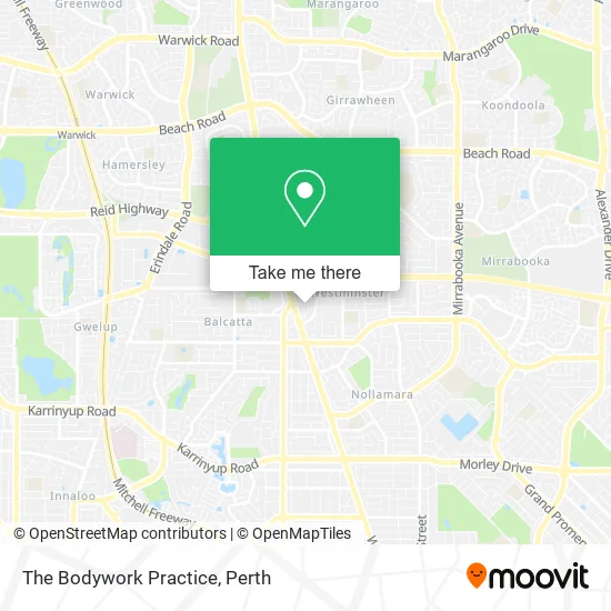 The Bodywork Practice map