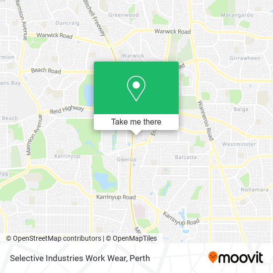 Selective Industries Work Wear map