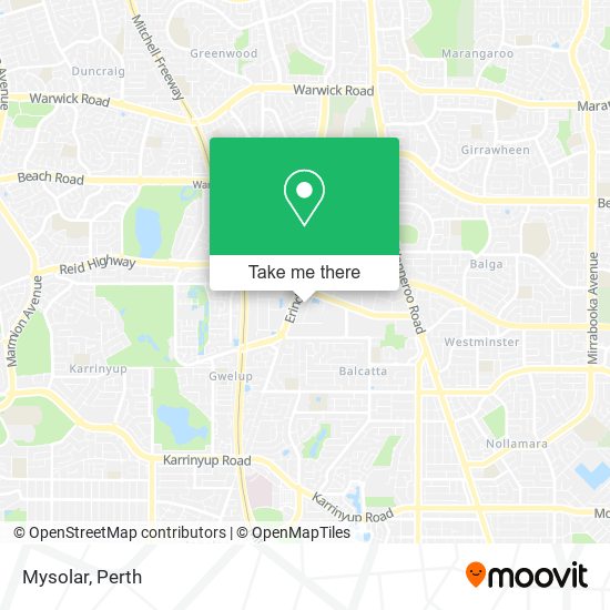 Mysolar map