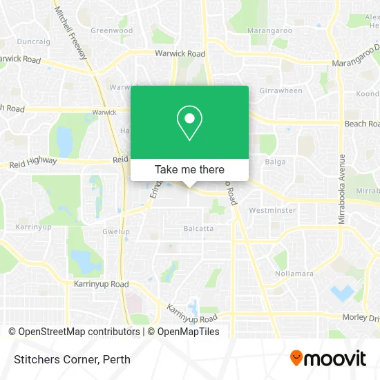 Mapa Stitchers Corner