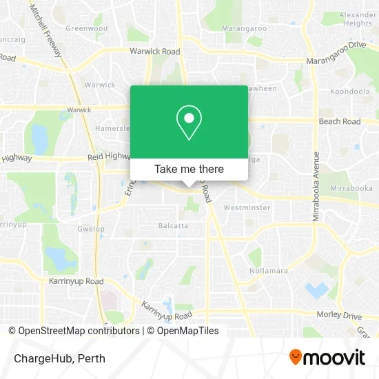 ChargeHub map