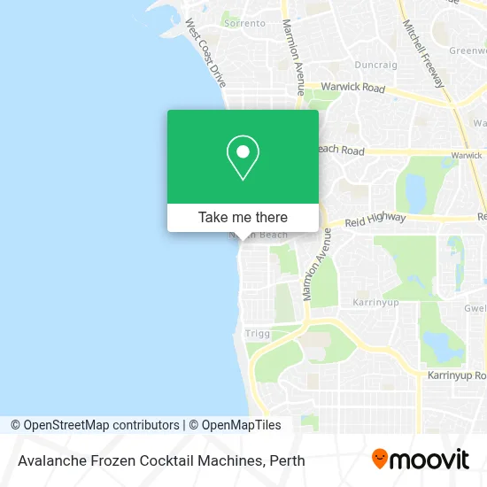 Mapa Avalanche Frozen Cocktail Machines