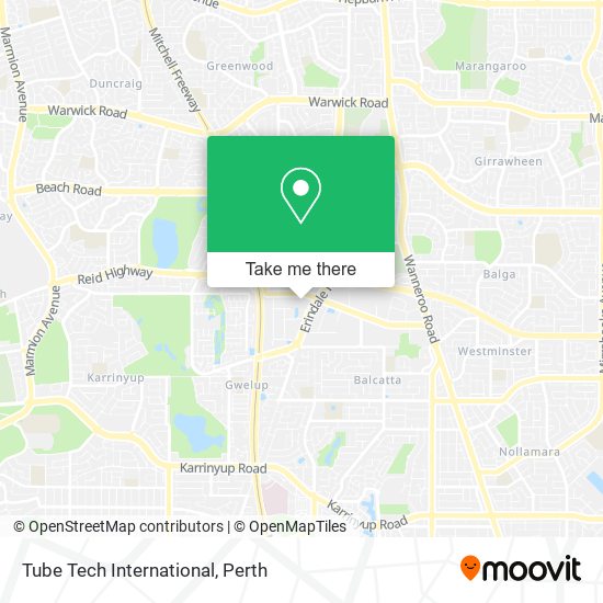 Tube Tech International map