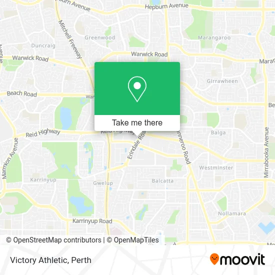 Mapa Victory Athletic