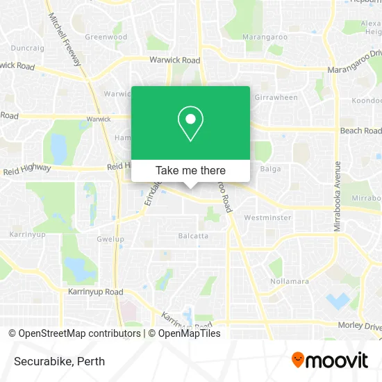 Mapa Securabike