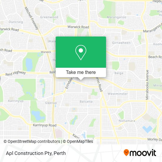 Apl Construction Pty map