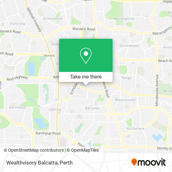 Wealthvisory Balcatta map