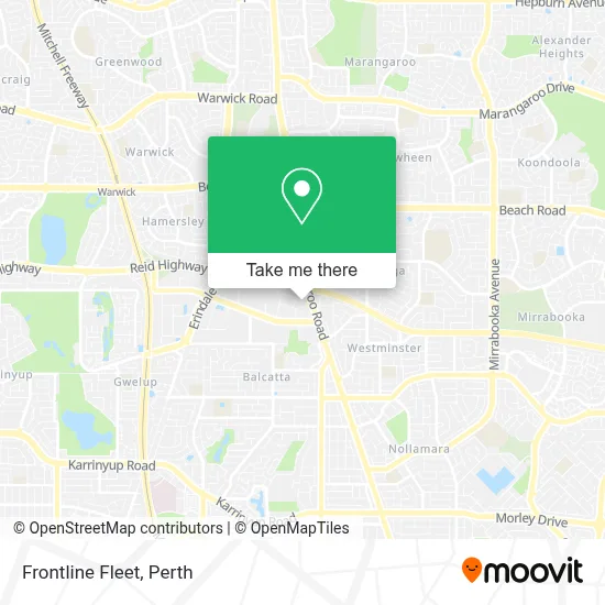 Mapa Frontline Fleet