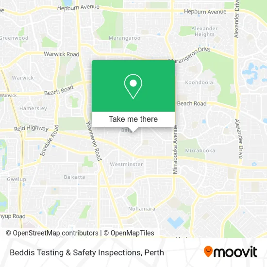 Mapa Beddis Testing & Safety Inspections
