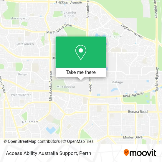 Mapa Access Ability Australia Support