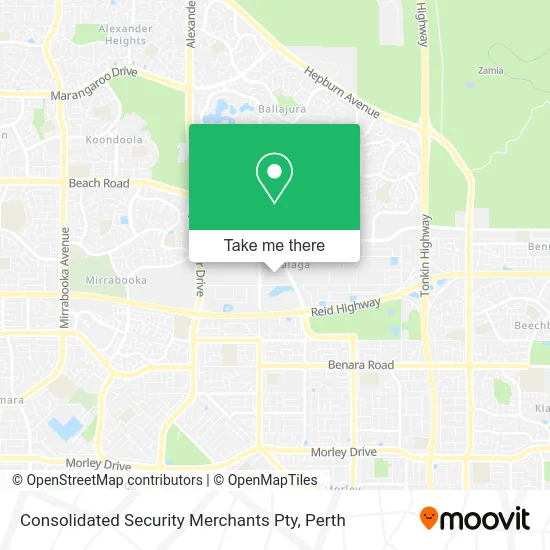 Mapa Consolidated Security Merchants Pty