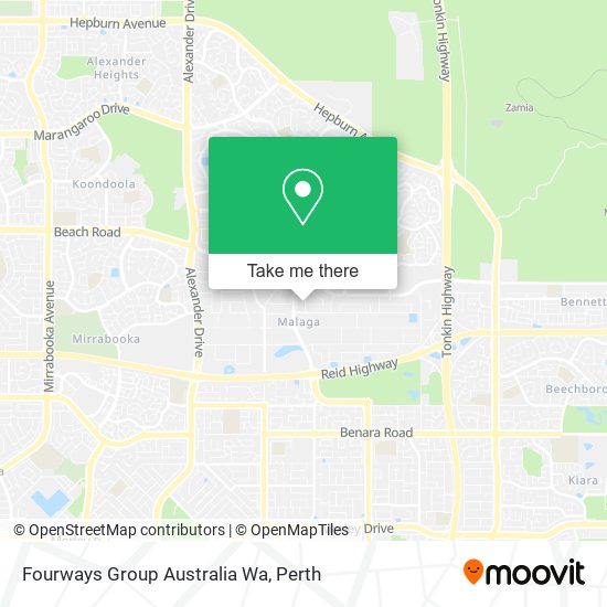 Fourways Group Australia Wa map