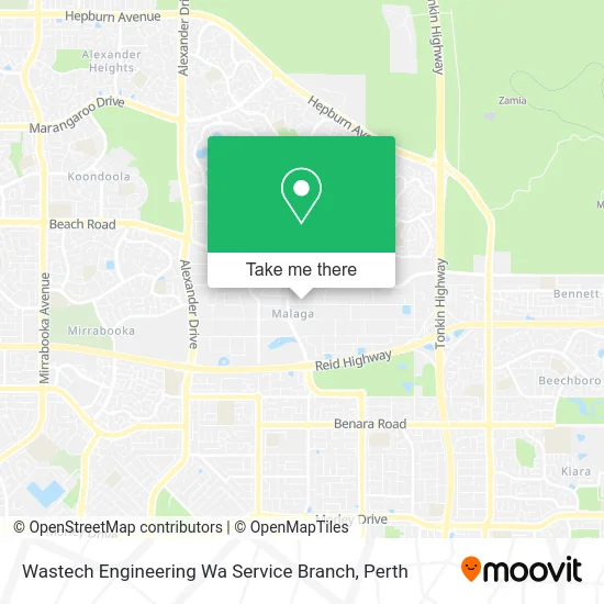 Mapa Wastech Engineering Wa Service Branch
