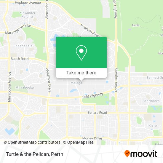 Turtle & the Pelican map