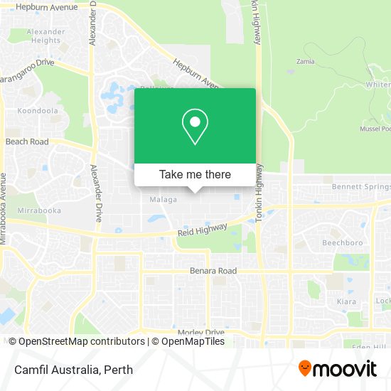 Camfil Australia map