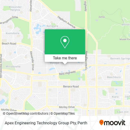 Apex Engineering Technology Group Pty map