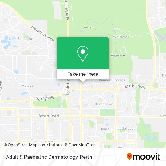 Adult & Paediatric Dermatology map