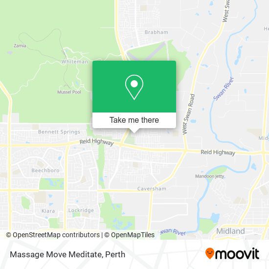 Massage Move Meditate map