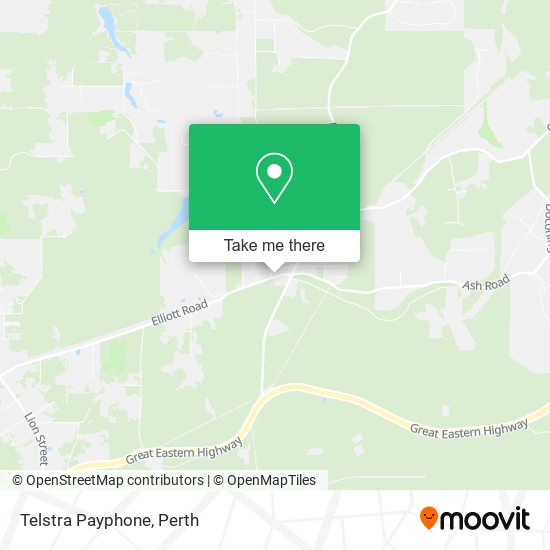 Mapa Telstra Payphone