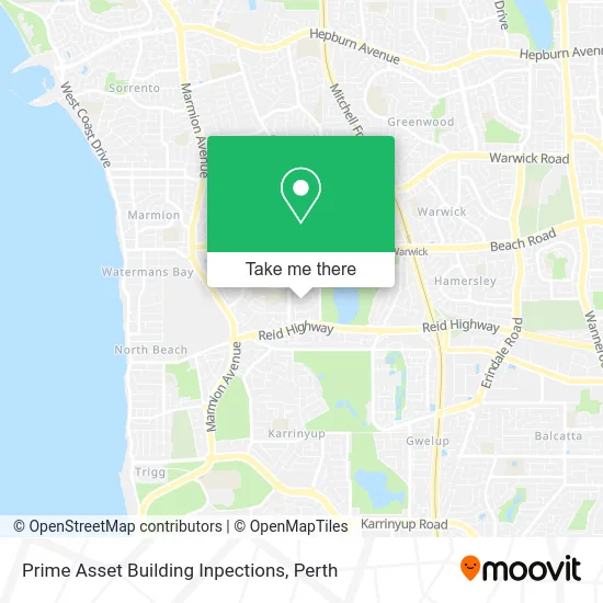 Mapa Prime Asset Building Inpections