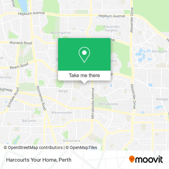 Mapa Harcourts Your Home