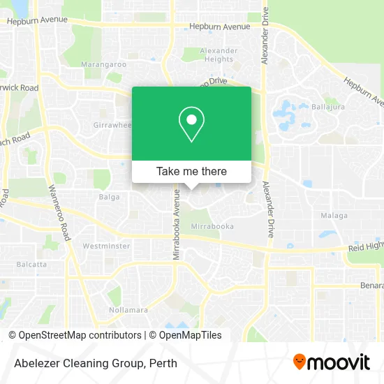 Mapa Abelezer Cleaning Group