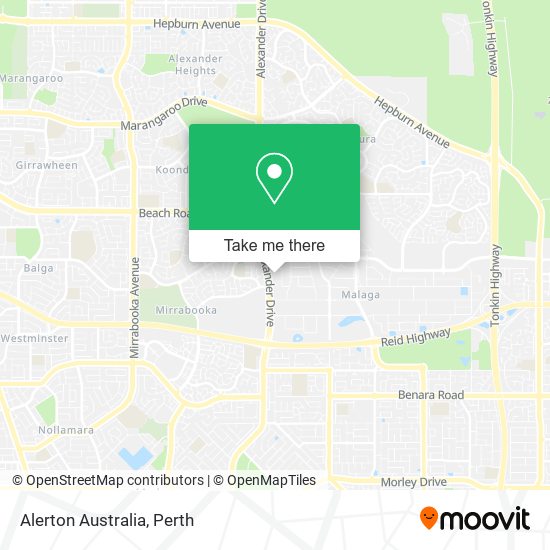 Alerton Australia map