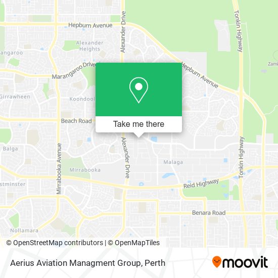 Aerius Aviation Managment Group map