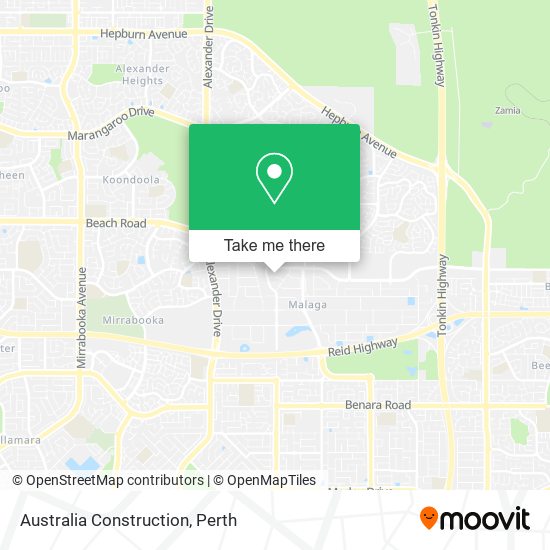 Australia Construction map