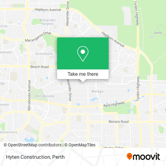 Hyten Construction map