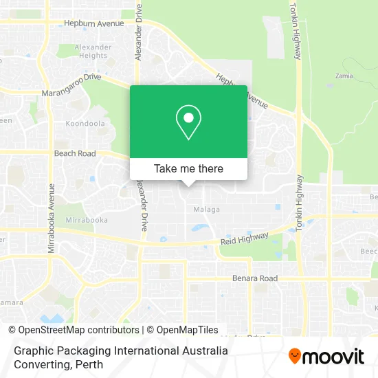 Mapa Graphic Packaging International Australia Converting