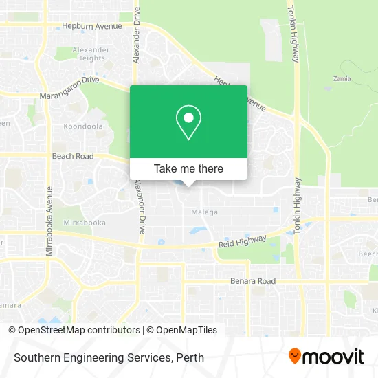 Mapa Southern Engineering Services