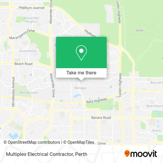 Mapa Multiplex Electrical Contractor
