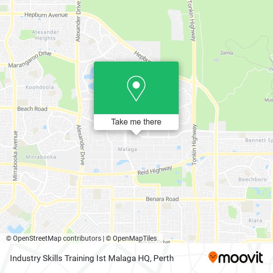 Industry Skills Training Ist Malaga HQ map