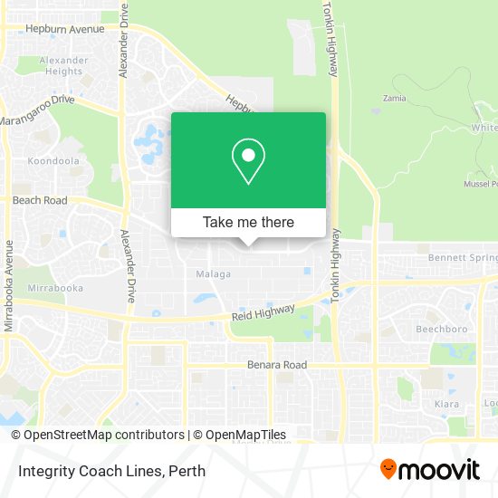 Integrity Coach Lines map