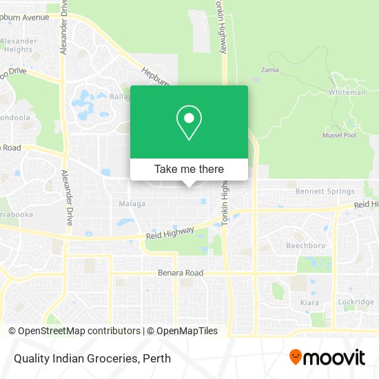 Quality Indian Groceries map