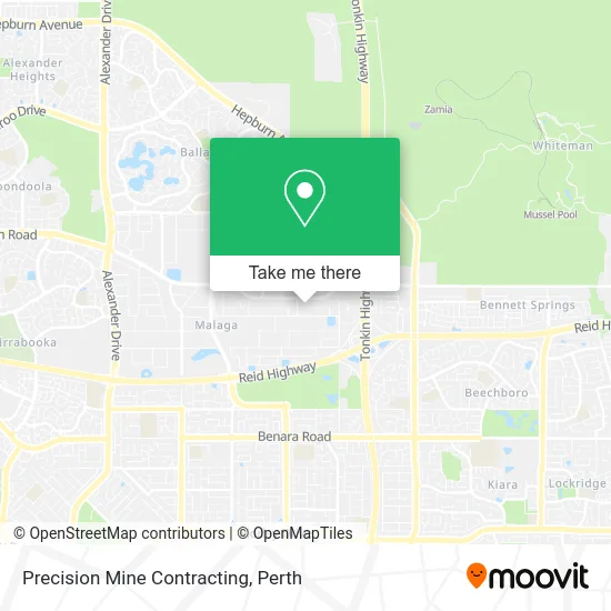 Mapa Precision Mine Contracting