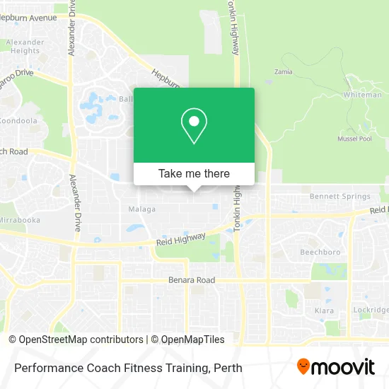 Mapa Performance Coach Fitness Training