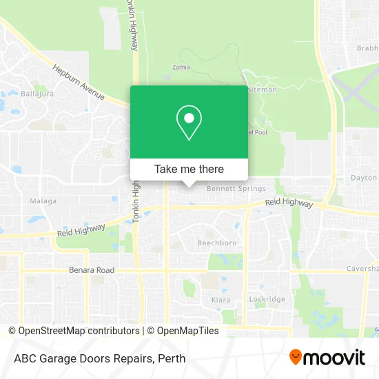 Mapa ABC Garage Doors Repairs