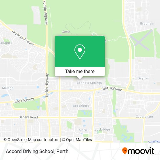 Accord Driving School map