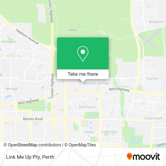 Mapa Link Me Up Pty