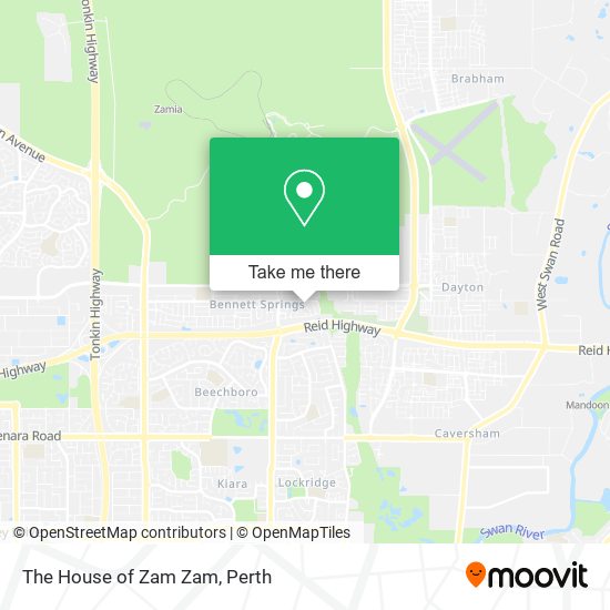 The House of Zam Zam map