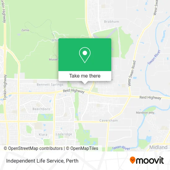 Mapa Independent Life Service