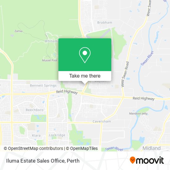 Iluma Estate Sales Office map