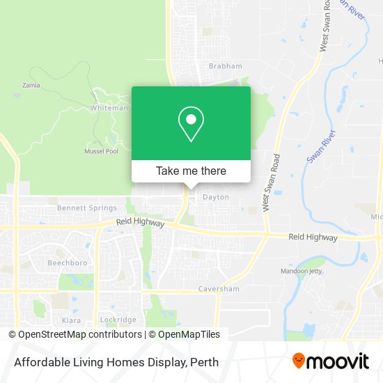 Affordable Living Homes Display map