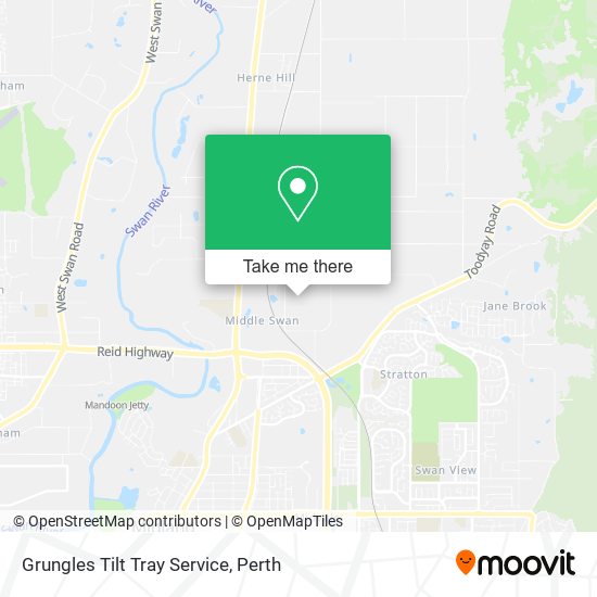 Grungles Tilt Tray Service map