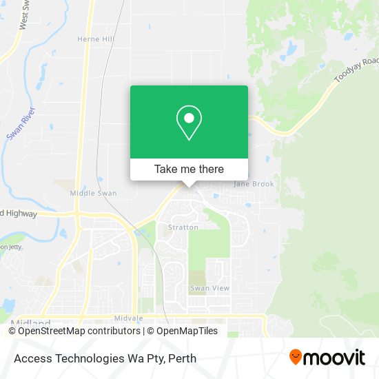 Access Technologies Wa Pty map